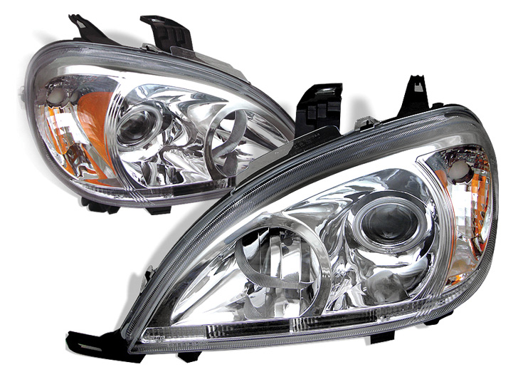 Projector Headlights with LED Halo