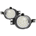 OE Shape LED Fog Lights with Clear Lenses