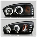 Projector Headlights with LED Halo