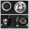 Projector Headlights Black Halo