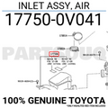 Air Cleaner Inlet Assembly
