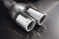 Remus 2012 BMW 3 Series F30/F31 2.0L 76mm Rolled Edge Chromed Tail Pipe Set
