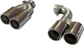 Remus 2012 BMW 3 Series F30/F31 2.0L 76mm Rolled Edge Chromed Tail Pipe Set