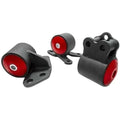 Innovative 88-91 Civic D-Series Black Steel Mounts 85A Bushings (92+ Engine Hydro Conversion)