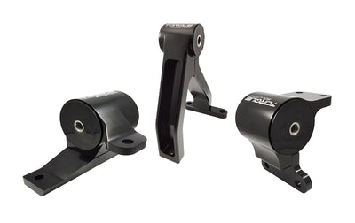 Innovative 88-91 Prelude H-Series Black Steel Mounts 95A Bushings