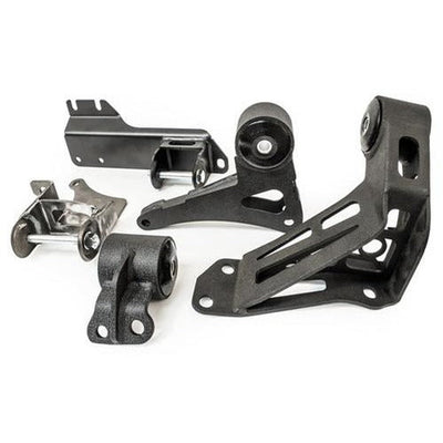 Innovative 90-93 Integra K-Series Black Steel Mounts 75A Bushings (Not K24 Trans)