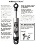 Ridetech 67-69 Camaro and Firebird HQ Series Shock Absorber Rear