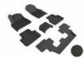 3D MAXpider 2017-2019 Audi Q7 Kagu 1st & 2nd & 3rd Row Floormats - Black