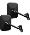 Mirror Head CJ Style Black Left And Right 1955-1983 CJ5 1955-1975 CJ6 1976-1986 CJ7 And 1981-1986 CJ8 Scrambler OMIX