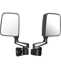 Mirror Head CJ Style Black Left And Right 1955-1983 CJ5 1955-1975 CJ6 1976-1986 CJ7 And 1981-1986 CJ8 Scrambler OMIX