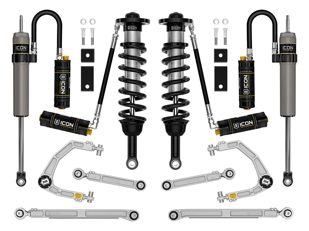 2022-2025 Toyota Tundra 1.25-3.5 Inch Lift Stage 10 2.5 Suspension System Billet CDCV Icon Vehicle Dynamics