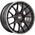 BBS CH-RII 21x9.5 5x112 ET33 Satin Black Center Platinum Lip SS Rim Prot Wheel PFS Req w/MS Etching
