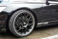 BBS CH-RII 21x9.5 5x112 ET33 Satin Black Center Platinum Lip SS Rim Prot Wheel PFS Req w/MS Etching