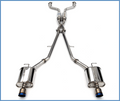 Invidia 15-18 Ford Focus RS Q300 w/Valve Single Wall Titanium Tip Cat-Back Exhaust
