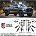 2022-2025 Toyota Tundra 1.25-3.25 Inch Lift Stage 2 3.0 Suspension System Billet CDCV Icon Vehicle Dynamics