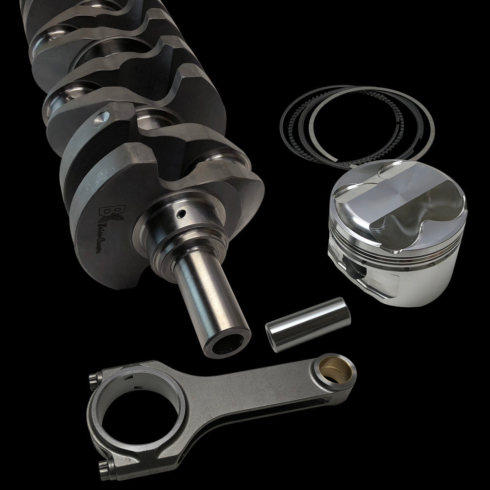 Brian Crower Honda H22 Stroker Kit - 100mm Stroke Billet Crank w/55mm Mains bRODS (5.635 w/ARP2000