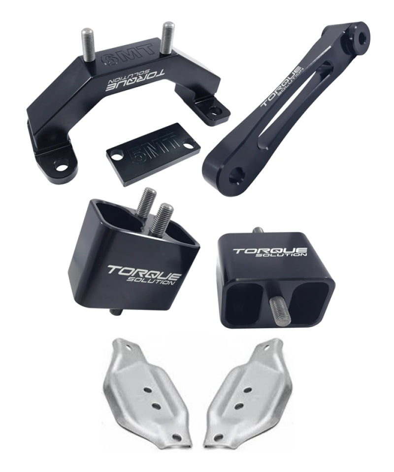Innovative 90-93 Integra B-Series Black Steel Mounts 95A Bushings (Auto to Manual Hydro)