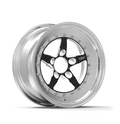 Weld Weldstar 15x10 / 5x4.75 BP / 7.5in. BS Black Wheel - Black Single Beadlock MT
