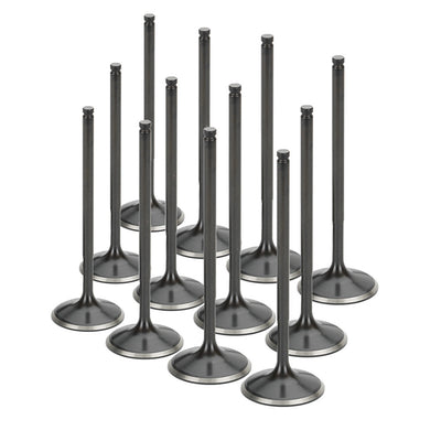 Supertech Toyota Supra 2JZ Black Nitrided Intake Valve - +1mm Oversize - Set of 12