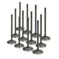 Supertech Toyota Supra 2JZ Black Nitrided Intake Valve - +1mm Oversize - Set of 12