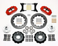 Wilwood Narrow Superlite 6R Front Hub Kit 12.88in Drill Red 79-87 GM G Body