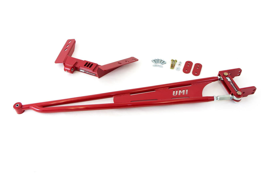 UMI Performance 82-92 GM F-Body Tunnel Mounted Trq. Arm Fits TH400- No Loop - Red