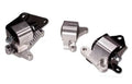 Innovative 96-00 Civic H-Series Black Aluminum Mounts Solid Bushings