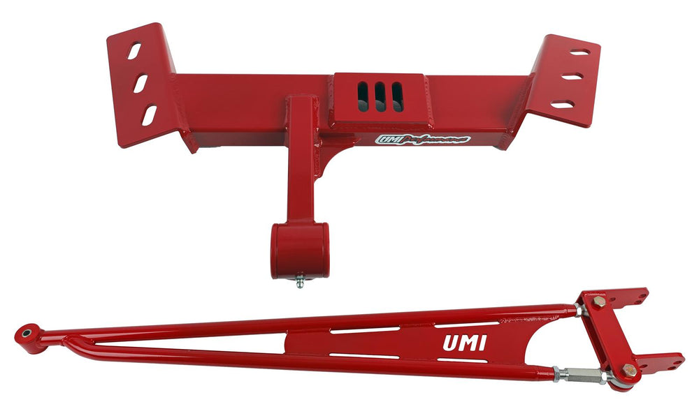 UMI Performance 82-92 GM F-Body Tunnel Mounted Trq. Arm Fits T5 700R4- No Loop - Red