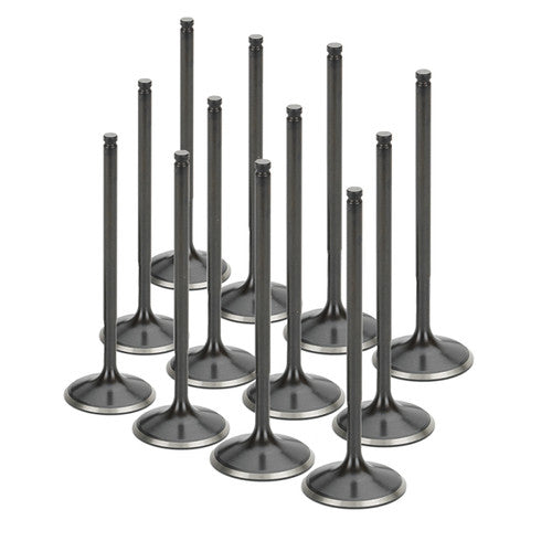 Supertech Toyota 1FZ-FE 24V 4.5L DOHC Black Nitrided Intake Valve - +1.5mm Oversize - Set of 12