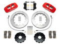Wilwood AERO6 Front Hat Kit 14.00 Red 03-09 Nissan 350Z w/Lines