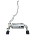 Invidia 15-18 Ford Focus RS Q300 w/Valve Rolled Black Tip Cat-Back Exhaust