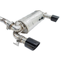 Invidia 15-18 Ford Focus RS Q300 w/Valve Rolled Black Tip Cat-Back Exhaust