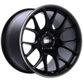 BBS CH-RII 20x10.5 5x120 ET35 Satin Black Center Platinum Lip SS Rim Prot Wheel -82mm PFS/Clip Req