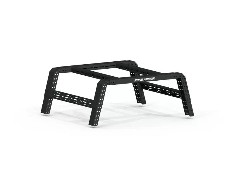 Road Armor 05-20 Nissan Frontier 5-1/2-6ft Bed TRECK Adj Bed Rack w/Brackets/Strap/Rails - Tex Blk