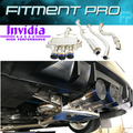 Invidia 17-19 Honda Civic Type R Q300 Triple Titanium Tip Cat-back Exhaust