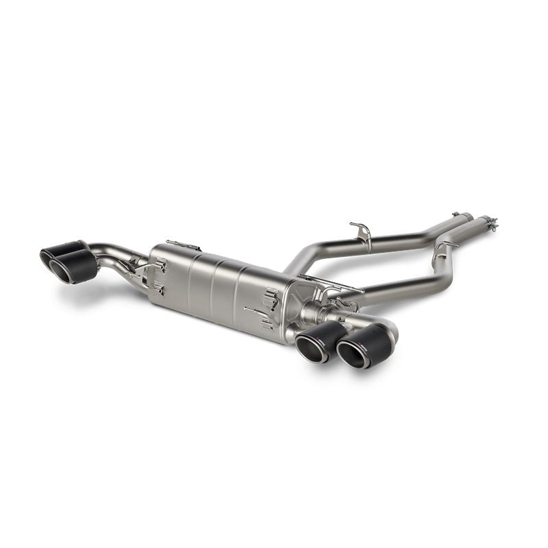 Akrapovic 2017+ Alfa Romeo Stelvio Quadrifoglio Slip-On Line (Titanium) w/Titanium/Carbon Fiber Tips