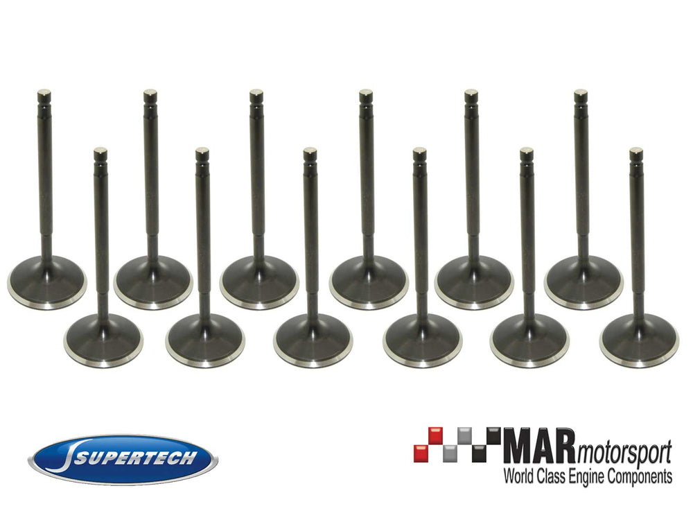 Supertech Nissan VQ35 Black Nitrided Intake Valve - Set of 12