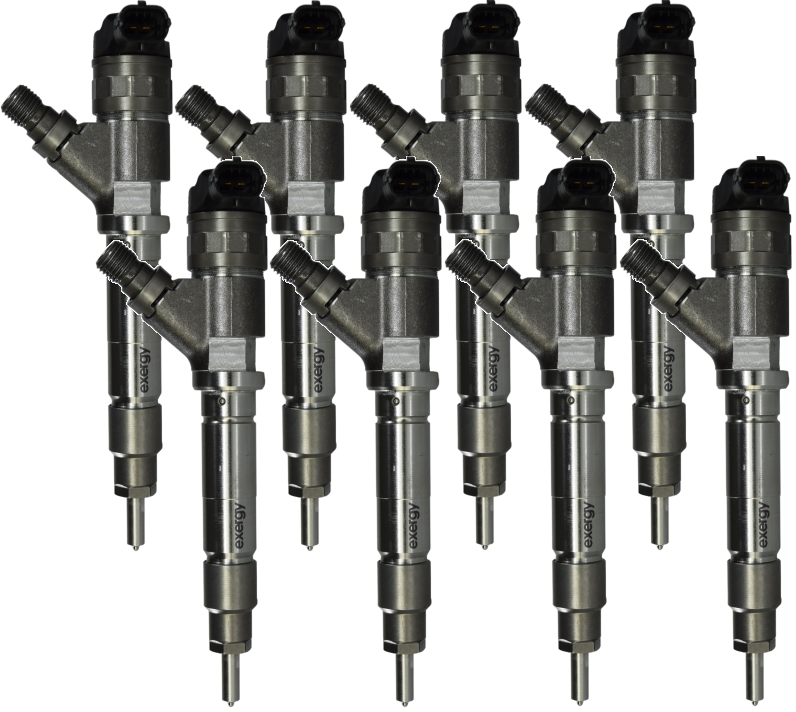 Exergy 07.5-10 Chevrolet Duramax 6.6L LMM New 60% Over Injector - Set of 8