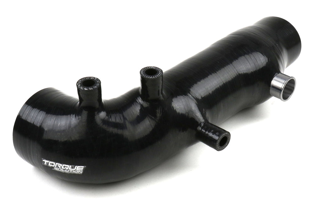 Torque Solution Turbo Inlet Hose Black: 02-07 Subaru WRX / 04-18 STI / 05-09 Legacy GT / 04-13 FTX
