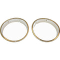 Head Light Bezel Left Or Right Chrome 1997-2006 Jeep Wrangler TJ And 2004-2006 Wrangler Unlimited Lj OMIX
