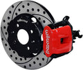Wilwood Combination Parking Brake Rear Kit 11.00in Drilled Red Civic / Integra Drum 2.71 Hub Offset