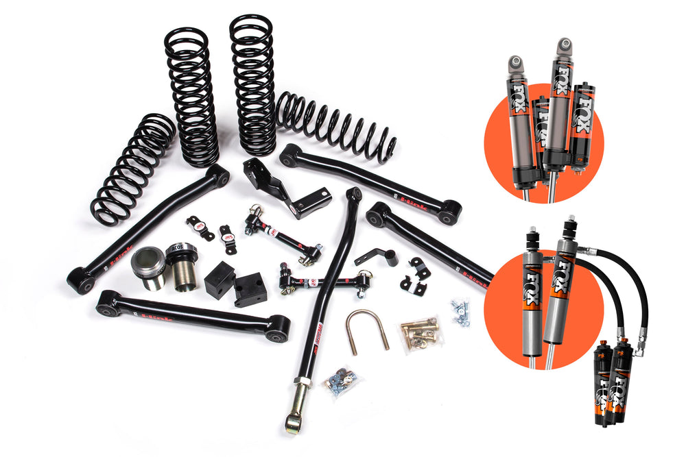 07-18 Jeep Wrangler JK J-Lander 3.5 Inch 4 Door w/Fox 2.0 Performance Series Shocks JSPEC