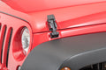Kentrol 07-18 Jeep Wrangler JK Replacement Hood Catch Rubbers Pair - Textured Black