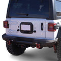 Road Armor 18-20 Jeep Wrangler JL Stealth Rear Bumper Mid Width - Tex Blk