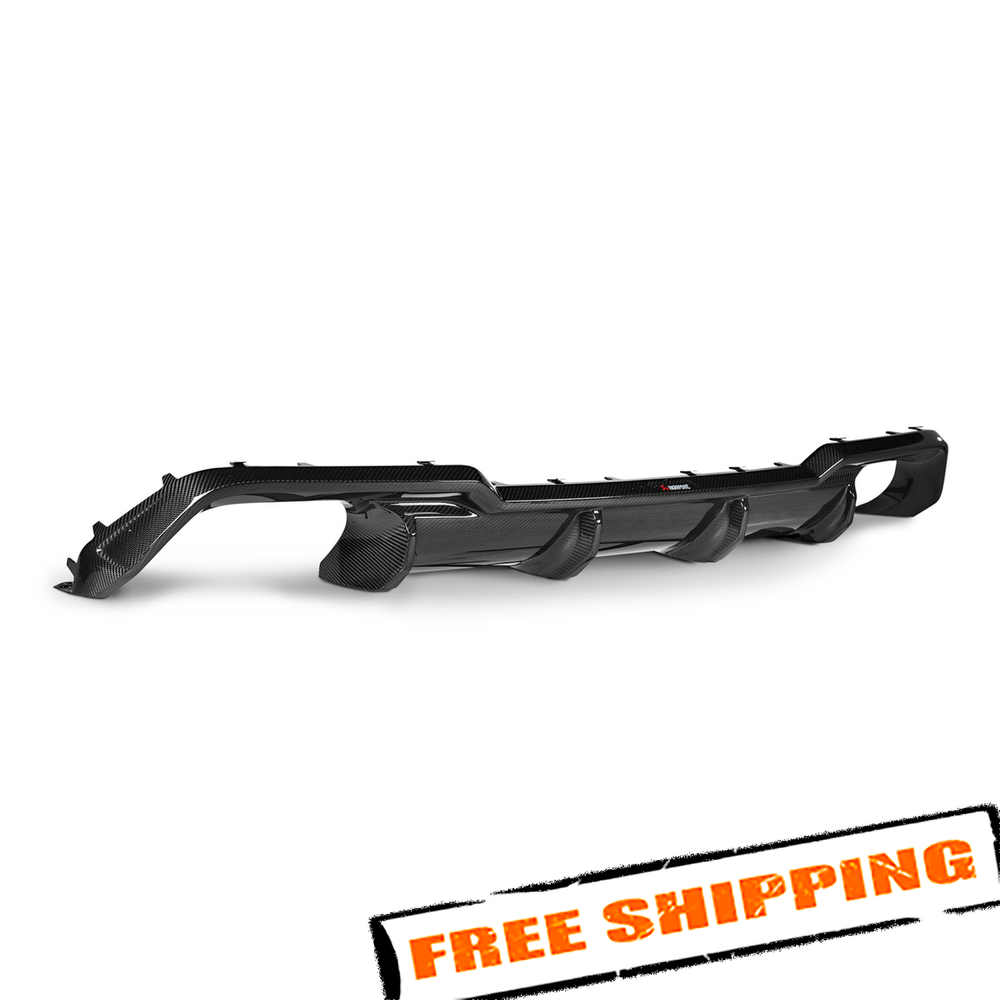 Akrapovic 2020+ BMW M8 (F91/F92) Rear Carbon Fiber Diffuser - High Gloss