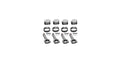 HKS PISTON + CONROD KIT L15A/LEA 73