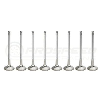 Supertech Subaru EJ20/EJ25 Inconel Exhaust Valve - +1mm Oversize - Set of 8