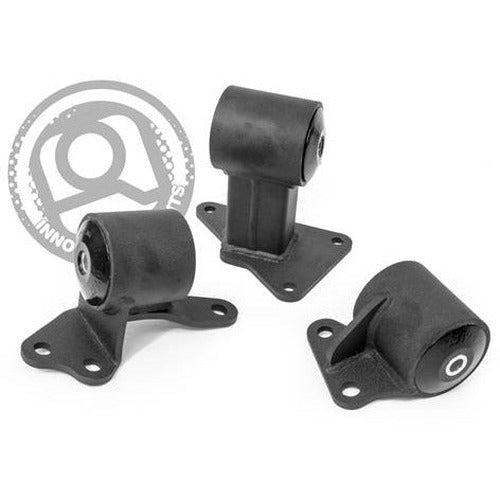 Innovative 94-97 Honda Accord F-Series Black Steel Mounts 65A Bushings (Auto Trans)