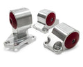 Innovative 92-95 Civic B/D Series Silver Aluminum Mounts 60A Bushings (Auto to Manual Hydro 3 Bolt)