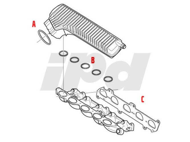 MAHLE Original Volvo C30 09-08 Plenum Chamber